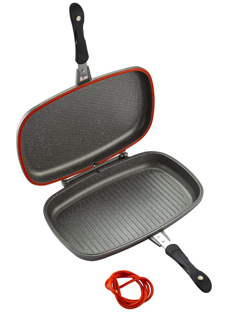 بيرفكت كيتشن مقلاة مزدوجه مقاس 40 سم لون رمادي - Image 3